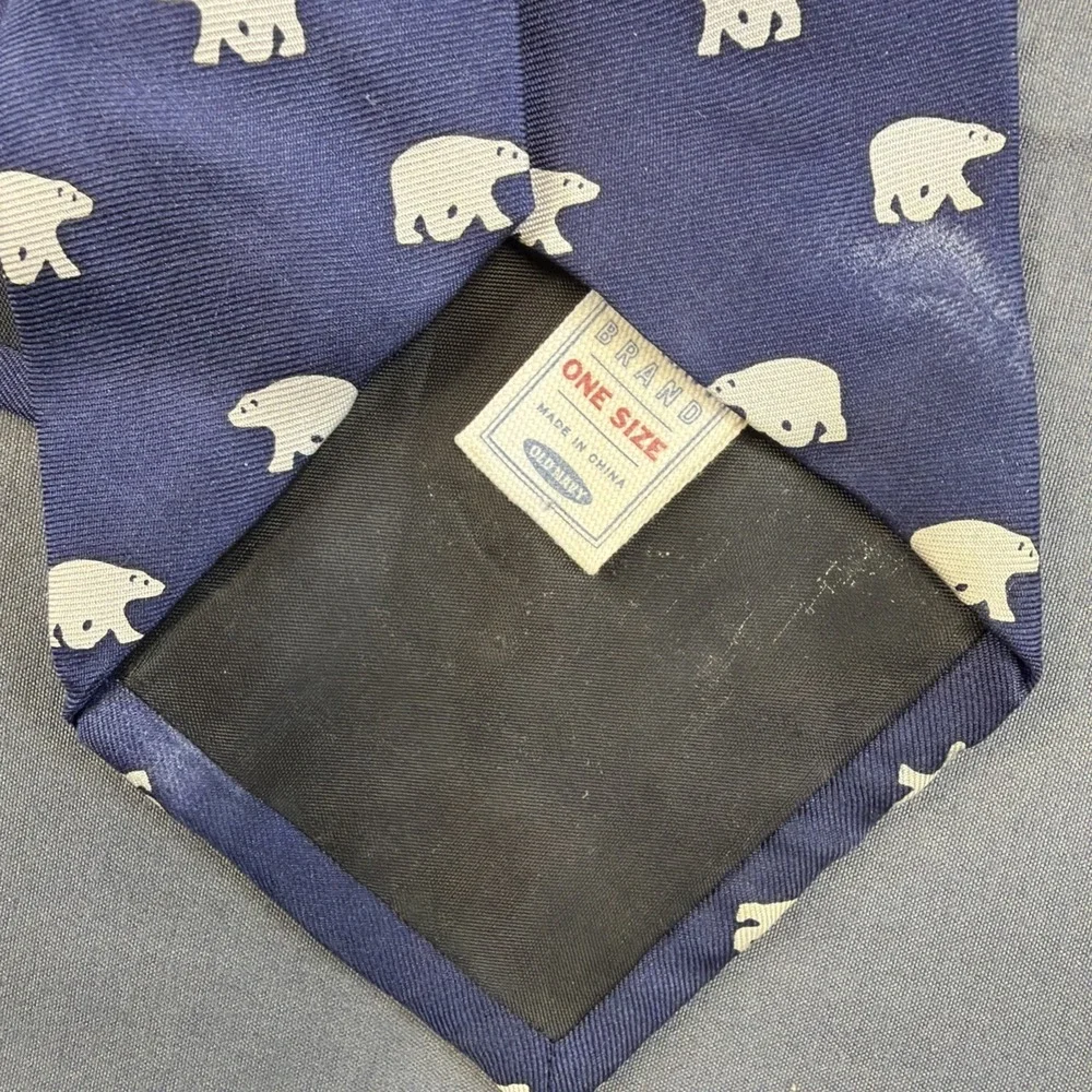 Old‎ Navy Polar Bear Blue Tie